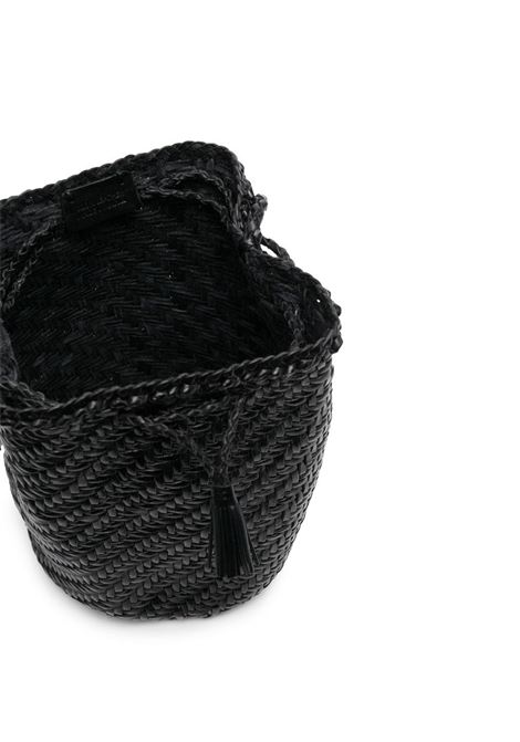 Borsa a spalla pompom in nero Dragon Diffusion - donna DRAGON DIFFUSION | 8838BLK